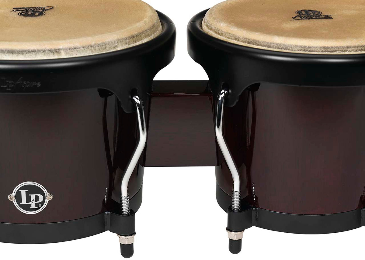 LP Aspire 6-3/4″ & 8″ Bongos - Dark Wood