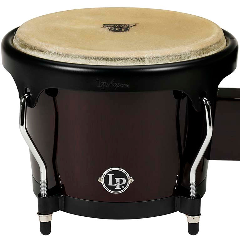 LP Aspire 6-3/4″ & 8″ Bongos - Dark Wood