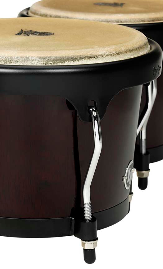 LP Aspire 6-3/4″ & 8″ Bongos - Dark Wood