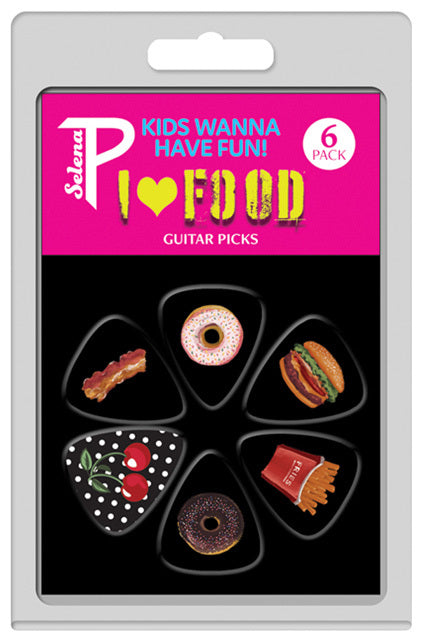 Perris 6-Pack "Kids Wanna Have Fun, I Love Food Collection" Selena Perris Picks Pack