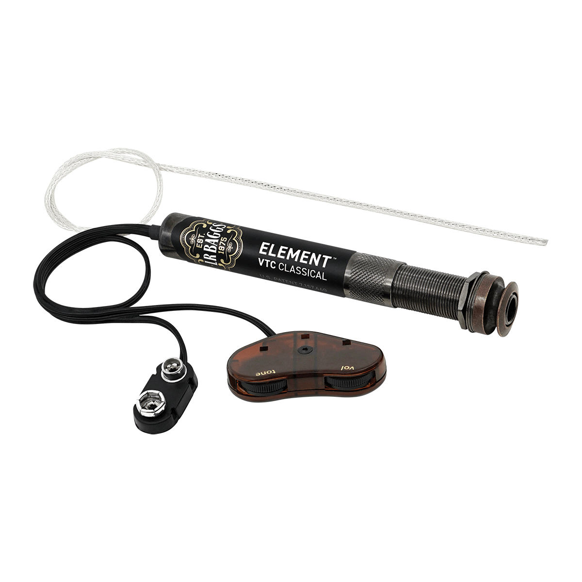 Baggs Element Active Pickup System Volume & Tone Control Classical Guitar [LRBEAS-VTC-N]