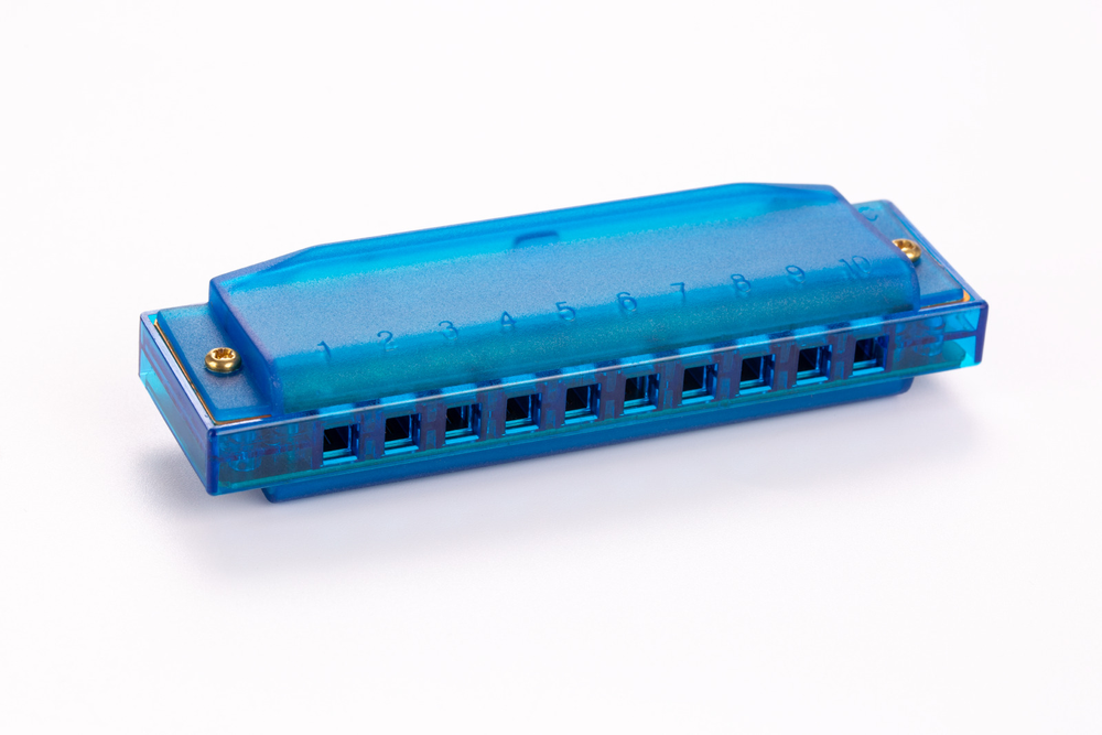 Hohner Translucent Harp C blue