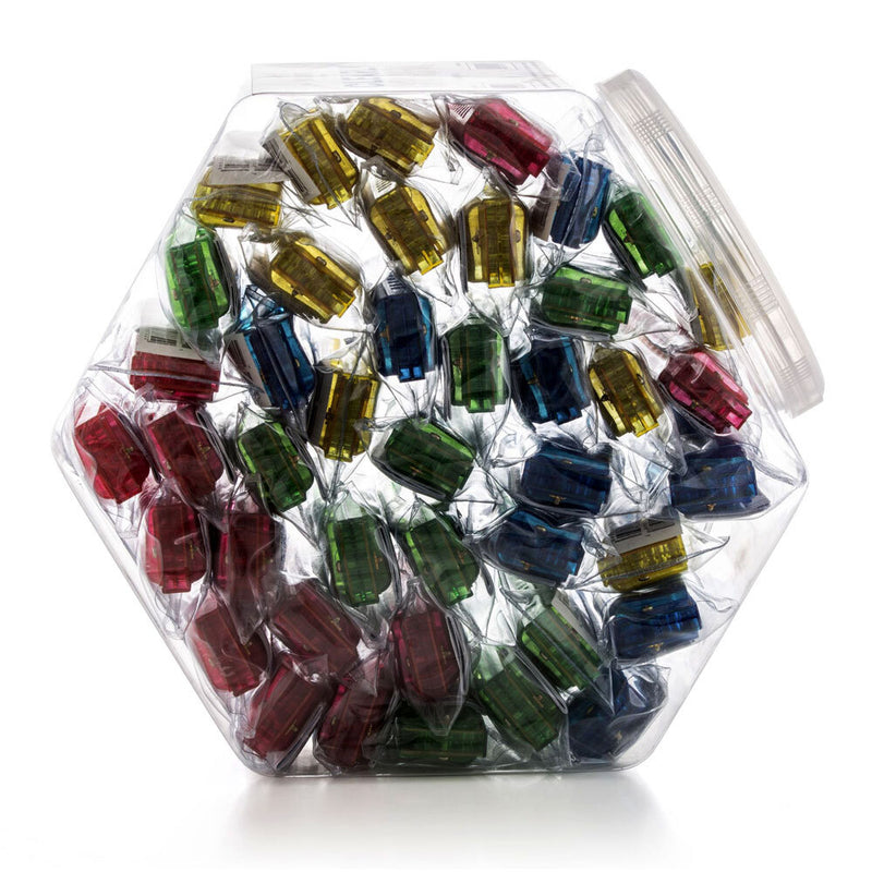 Clearly Colourful POS Counter Display Tub of 48 Harmonicas