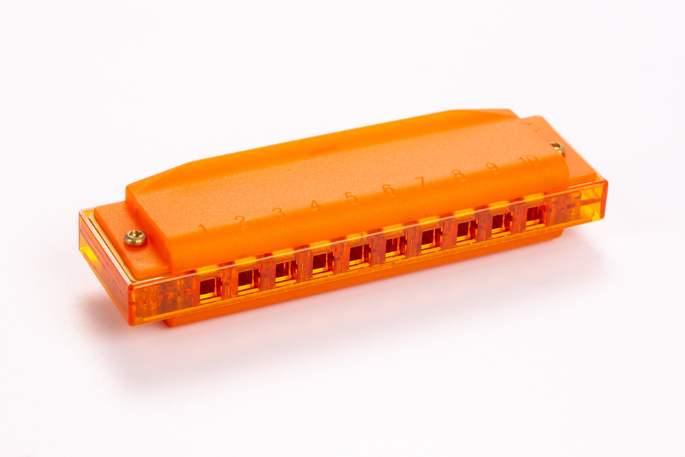 Hohner Translucent Harp C orange