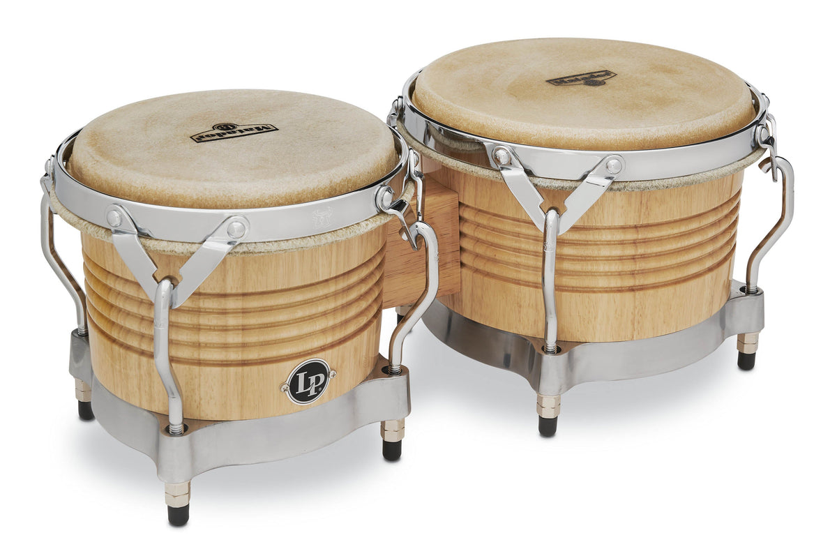 LP Matador Bongos Oak - Natural/Chrome