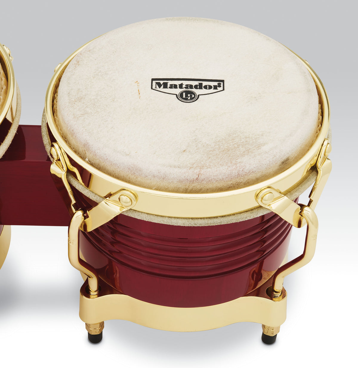LP Matador Bongos Oak - Red/Gold
