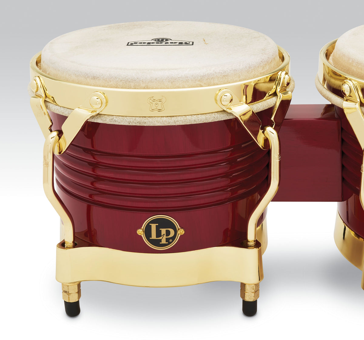 LP Matador Bongos Oak - Red/Gold