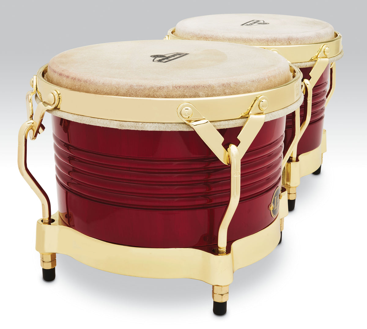 LP Matador Bongos Oak - Red/Gold