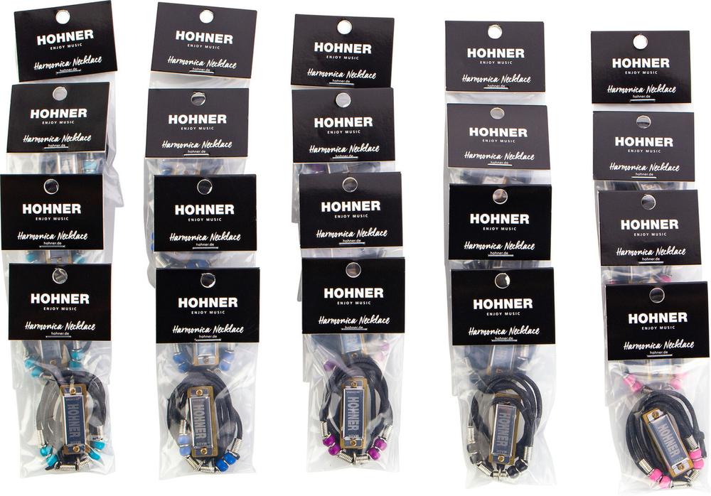 Hohner Mini Harmonica Necklace 20 pcs.