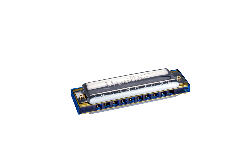 Hohner Jean Jacques Milteau Bb-major trans blue