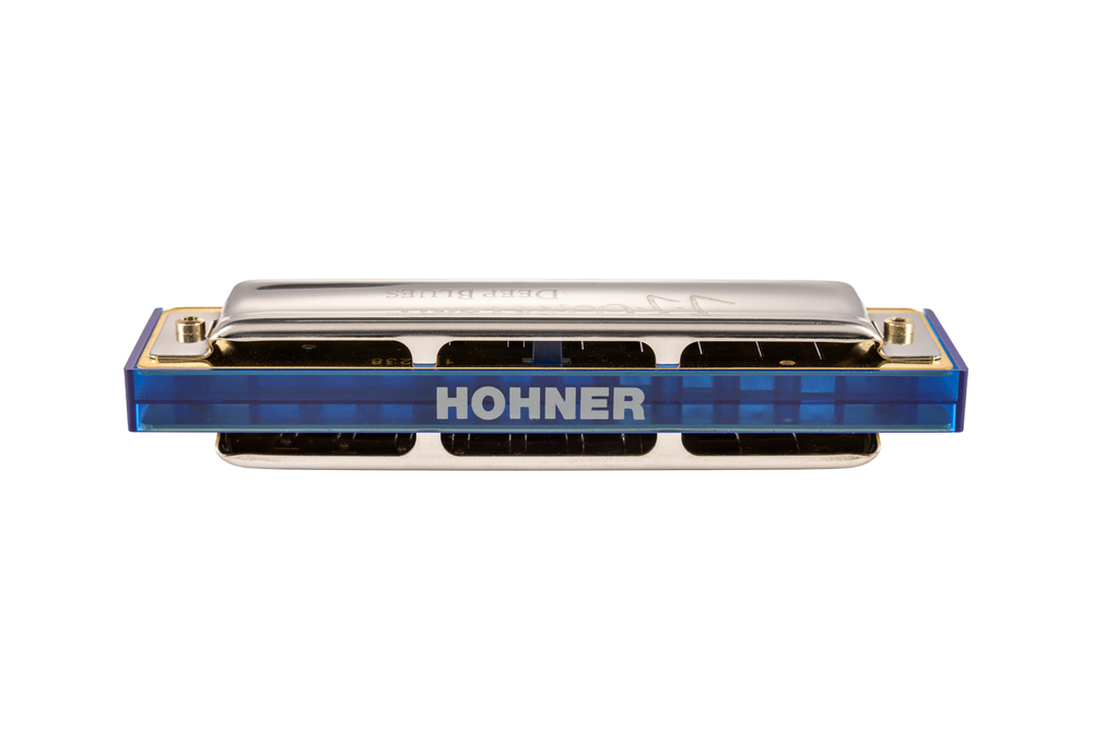 Hohner Jean Jacques Milteau Bb-major trans blue