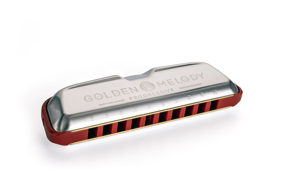 Hohner Golden Melody Progressive F-maj Harmonica