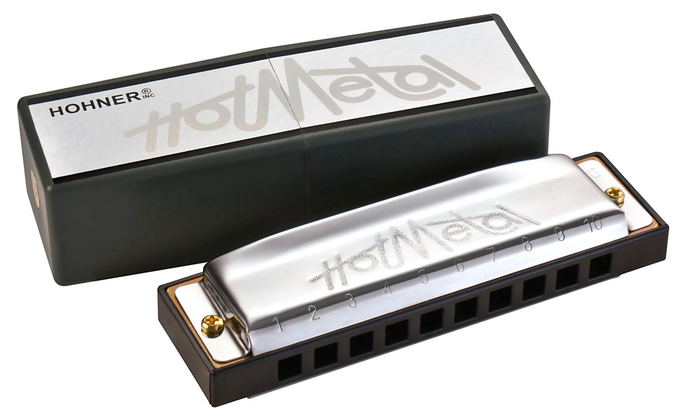 Hohner Hot Metal Bb-major Harmonica