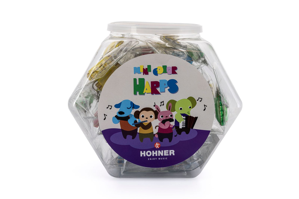 Hohner Color Mini Harp in Candy-box