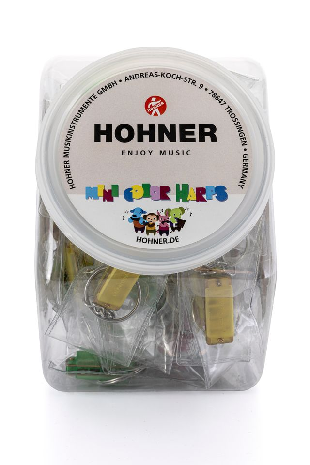 Hohner Color Mini Harp in Candy-box