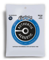 Martin Authentic Acoustic SP 80/20 Bronze Bluegrass Guitar String Set (12-56)