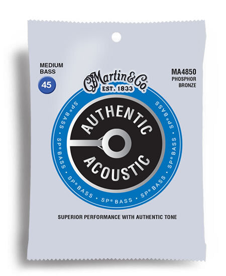 Martin Authentic Acoustic Bass SP Medium Gauge String Set (45-105)