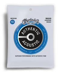 Martin Authentic Acoustic SP 92/8 Phosphor Bronze Medium Guitar String Set (13-56)