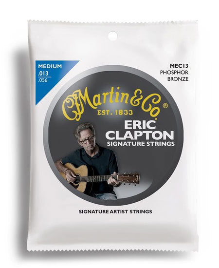Martin Eric Clapton Strings 92/8 Phosphor Bronze Medium Guitar String Set (13-56)