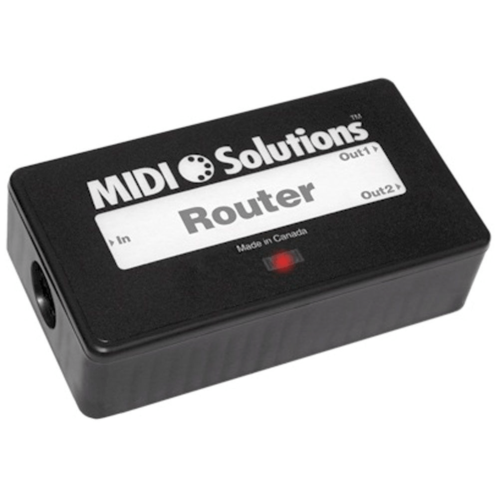 MIDI Solutions Router 1-In 2-Out Midi Data Router/Filter