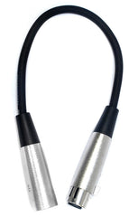 Leem 1ft Microphone Cable (XLR Male - XLR Female)