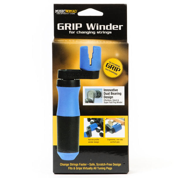 Music Nomad Grip Winder Rubber Lined, Dual Bearing Peg Winder