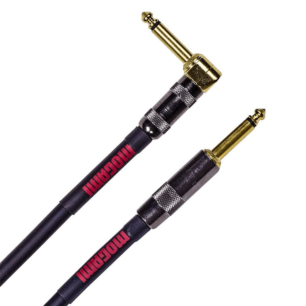 Mogami 20FT Overdrive Guitar Cable Right Angle to Straight Connection