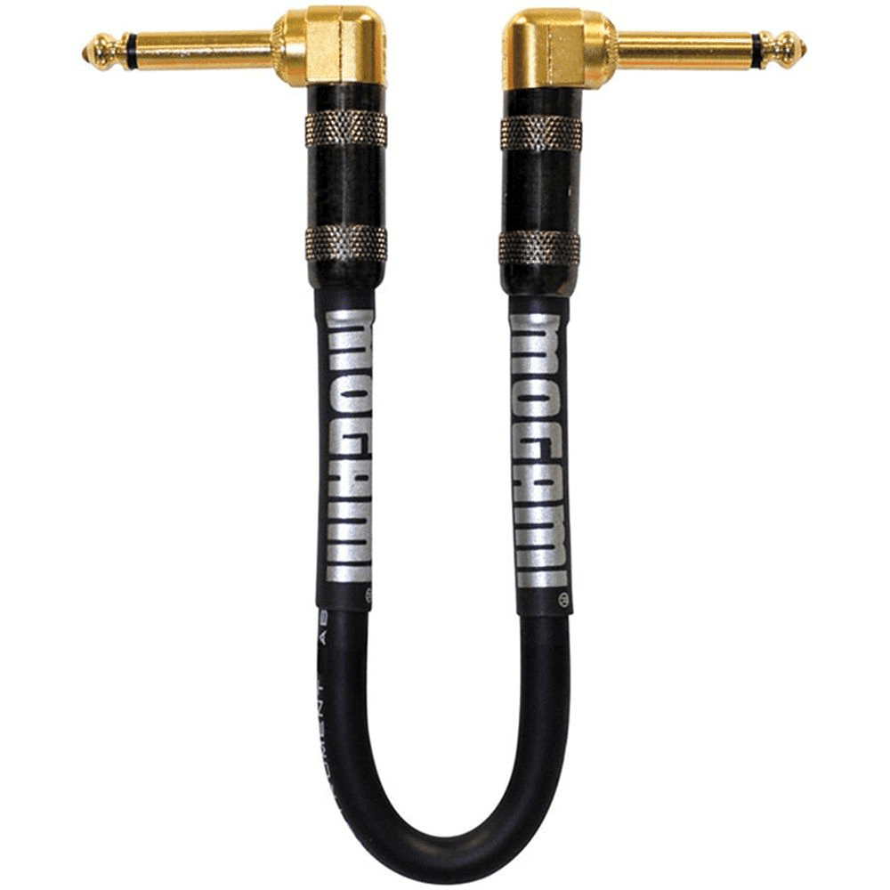 Mogami Platinum Right-Angle to Right-Angle Guitar Cable (1.5ft)