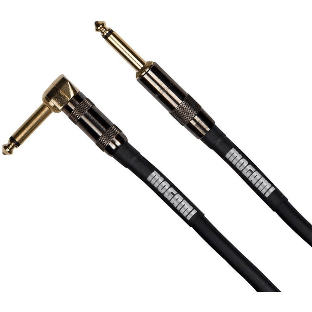 Mogami Platinum Right-Angle to Straight Guitar Cable (6ft)