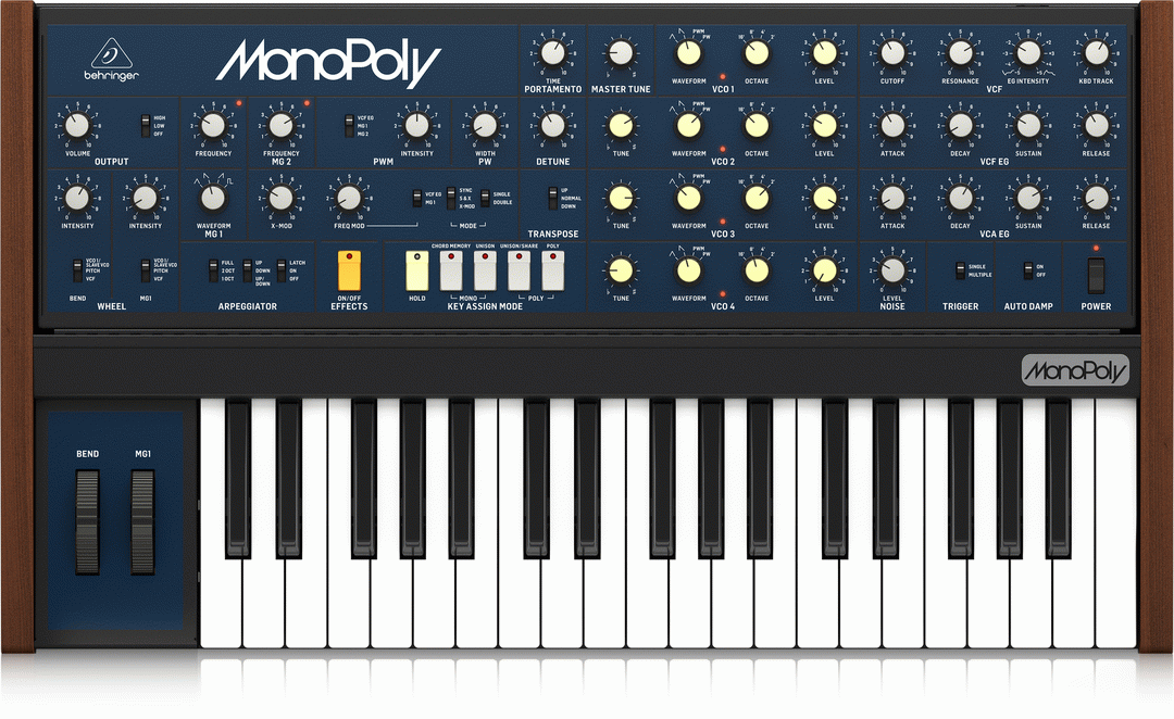 Behringer Monopoly, Analog Polyphonic Synth