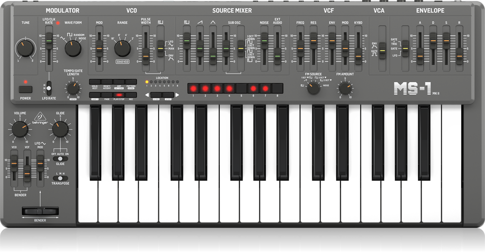 Behringer MS-1 MK II Grey Analogue Synth
