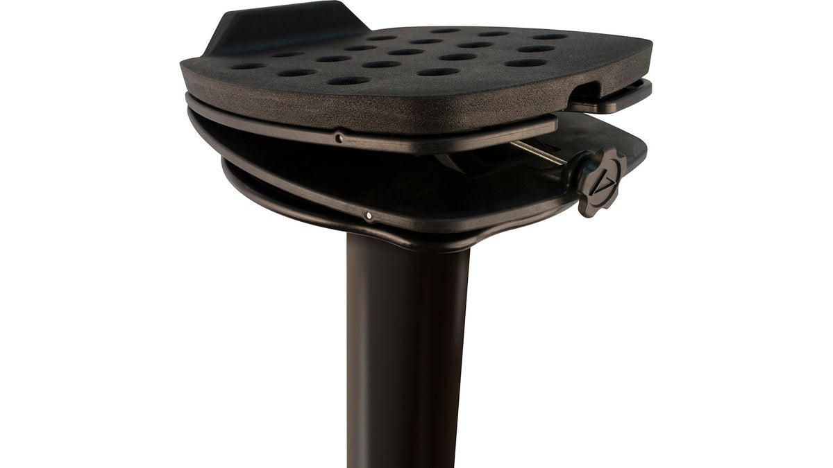 Ultimate Support MS-100B MS-100 Studio Monitor Stand, PAIR, Black (SOLD AS PAIR)