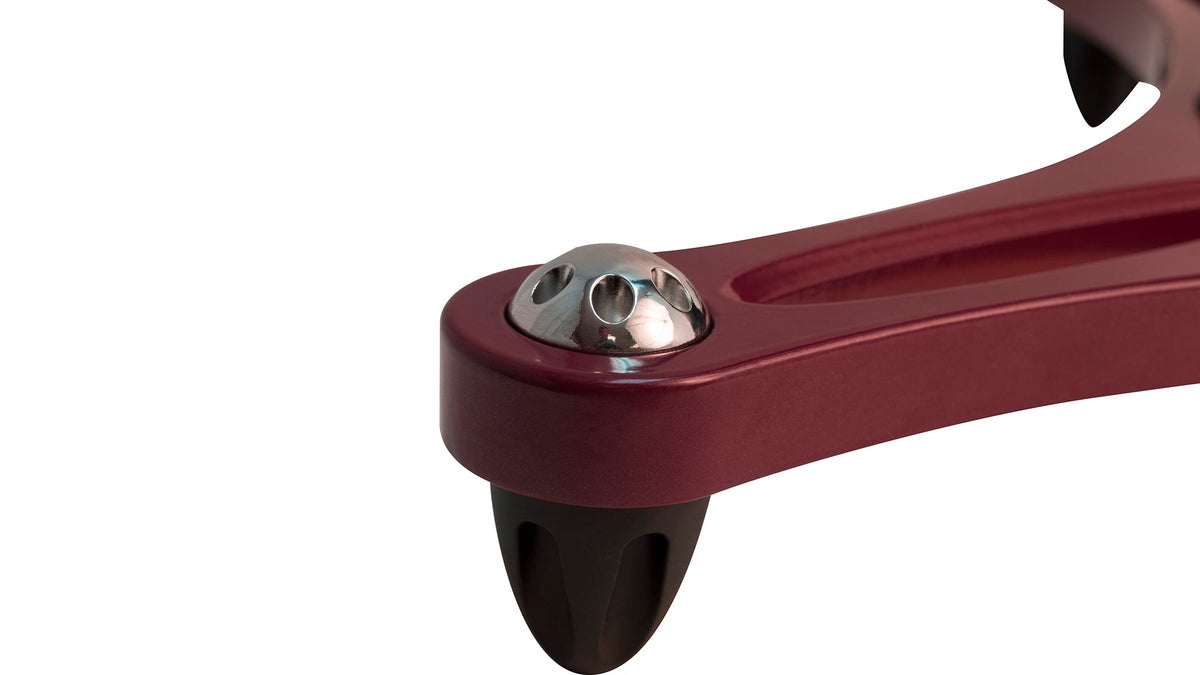 Ultimate Support MS-100 MS-100 Studio Monitor Stand, PAIR, Red (SOLD AS PAIR)