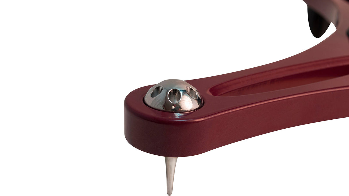 Ultimate Support MS-100 MS-100 Studio Monitor Stand, PAIR, Red (SOLD AS PAIR)
