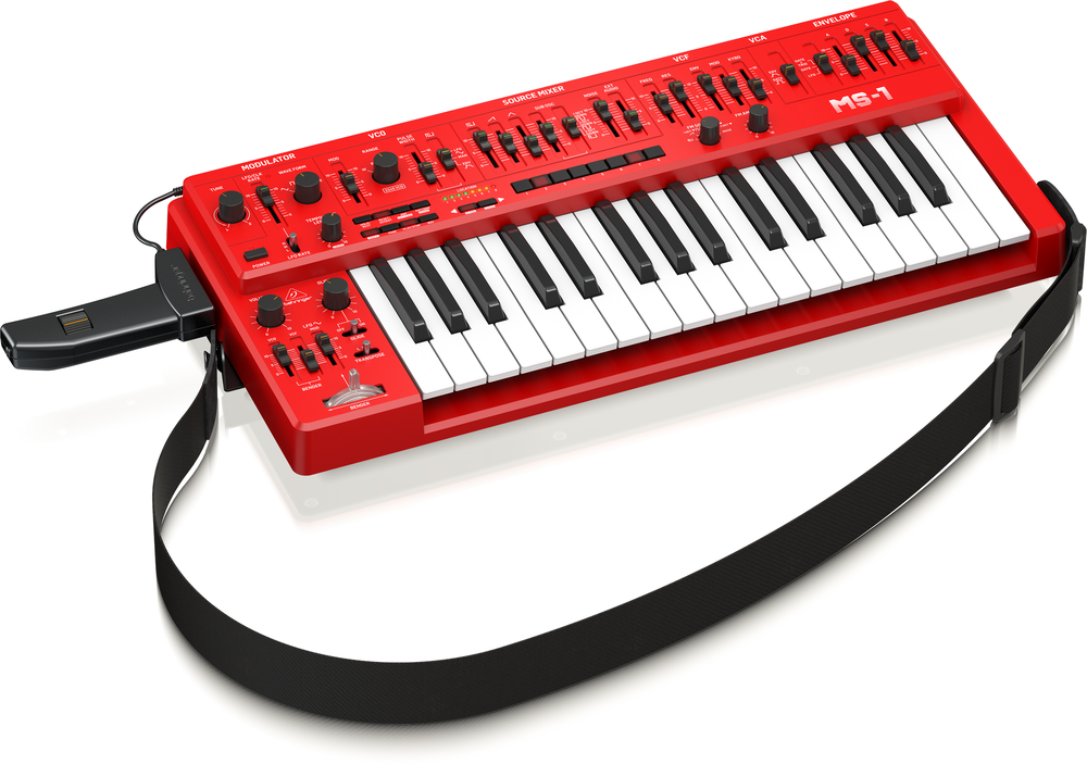 Behringer MS-1 Mk II Red Analogue Synthesizer