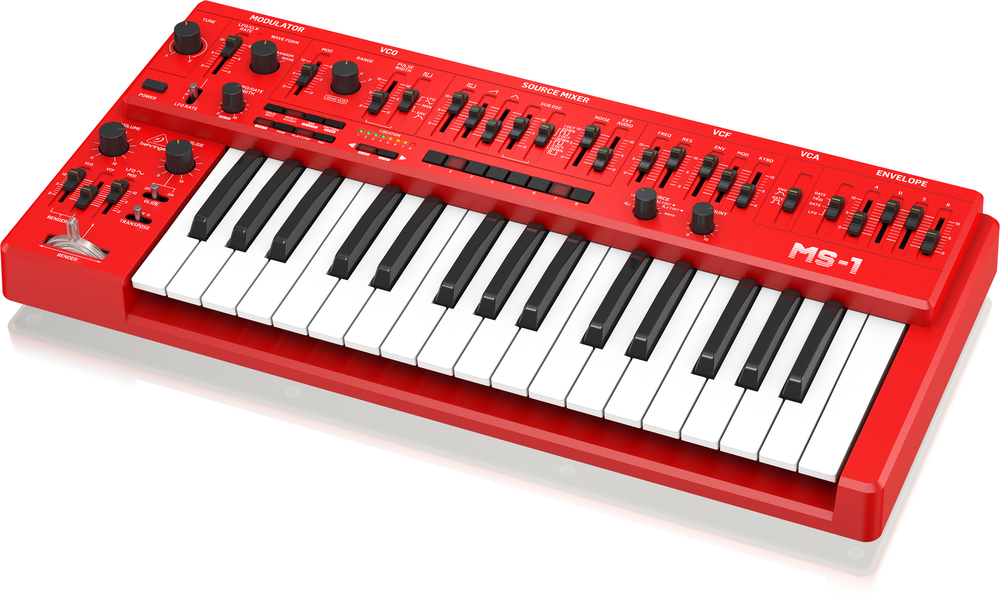 Behringer MS-1 Mk II Red Analogue Synthesizer