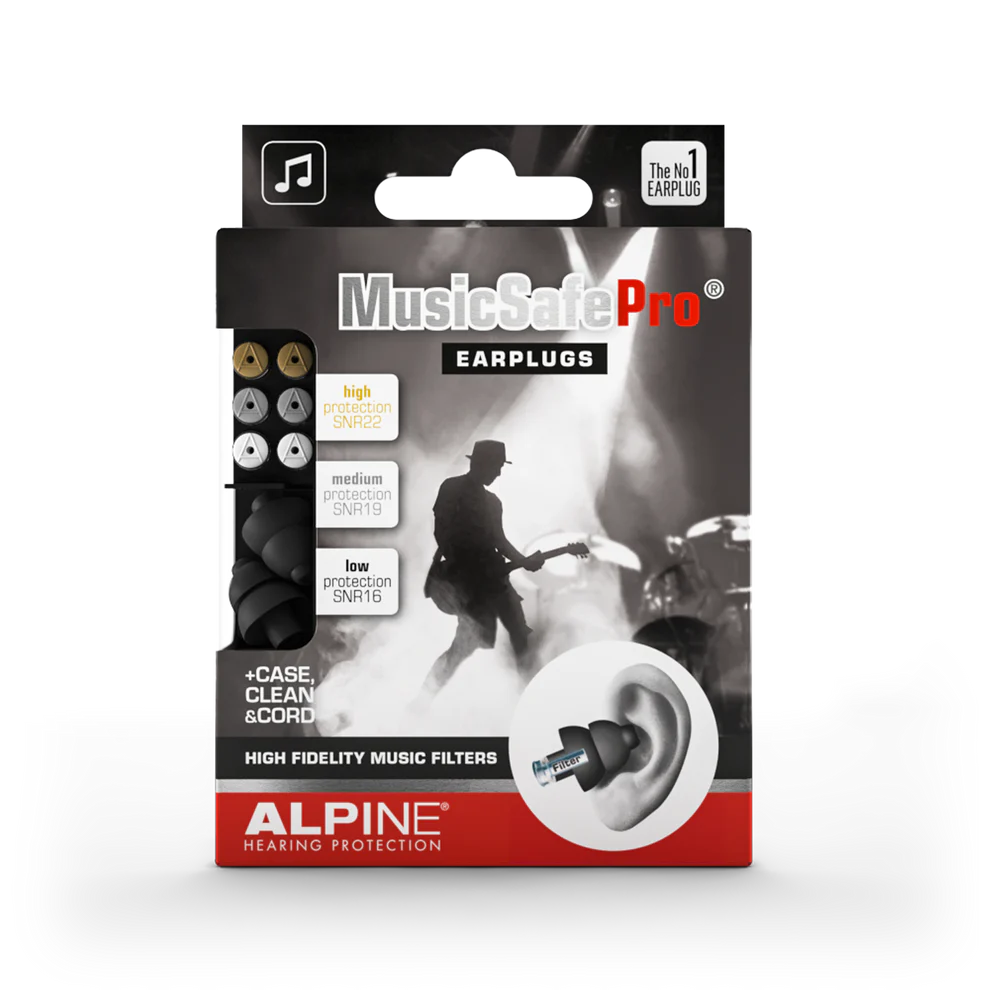 Alpine MusicSafe Pro Black Earplugs Set
