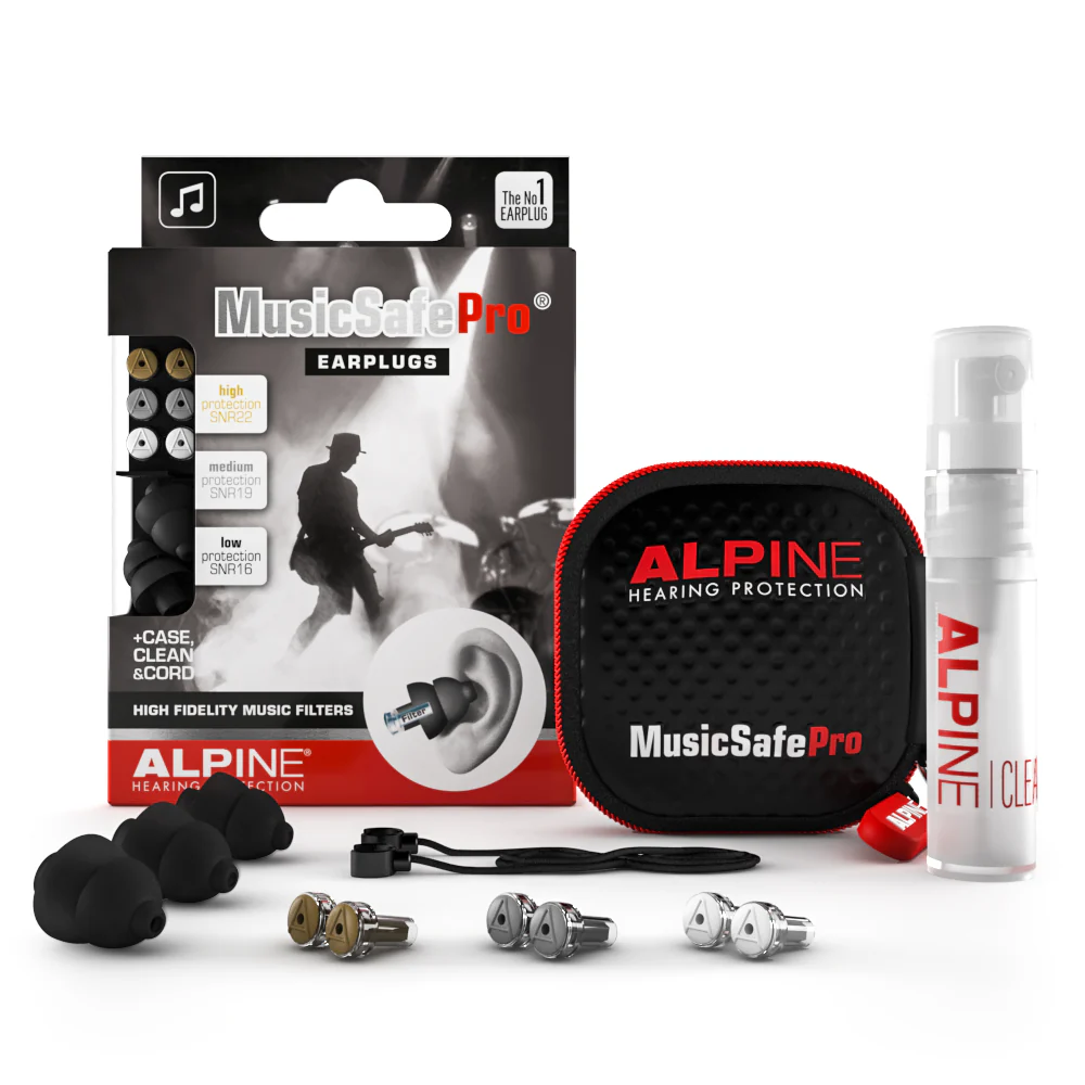 Alpine MusicSafe Pro Black Earplugs Set