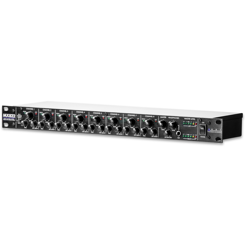 Art Pro Audio Mx822 8-Channel Stereo Mixer With Effects Loop