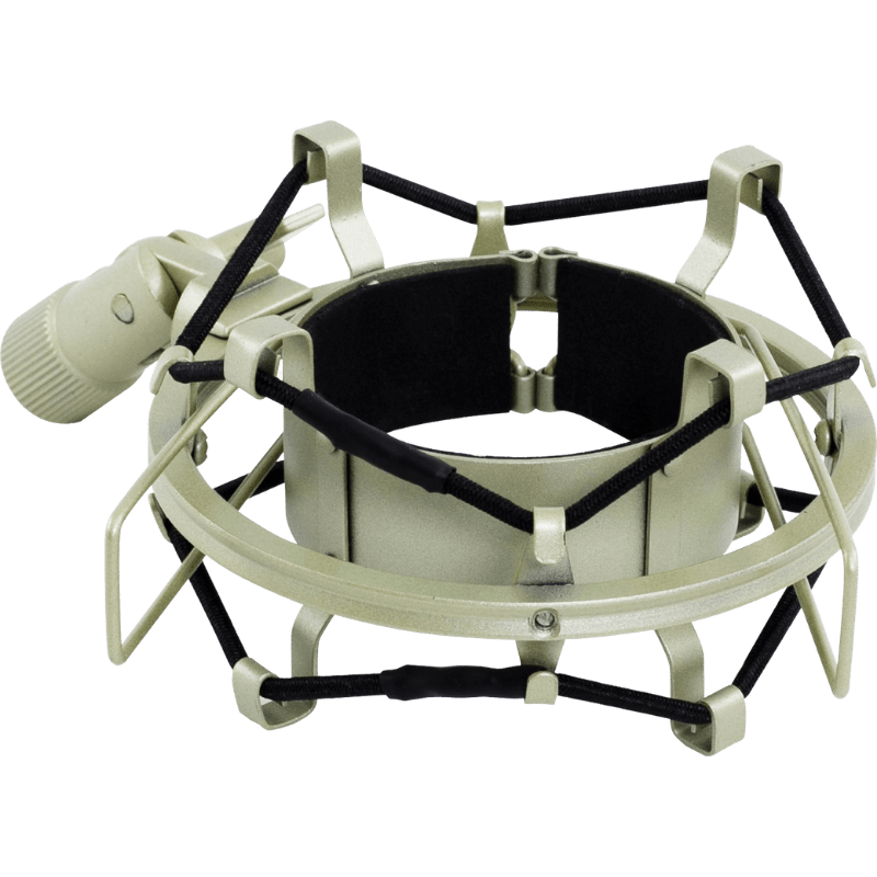 MXL 90 Silver Shock Mount for 770/990 or Body Sized 60mm (Silver)