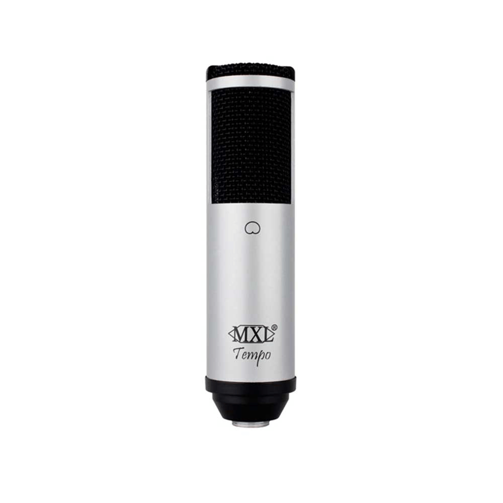 MXL Tempo USB Condenser Mic w/ Headphone Output (Silver)