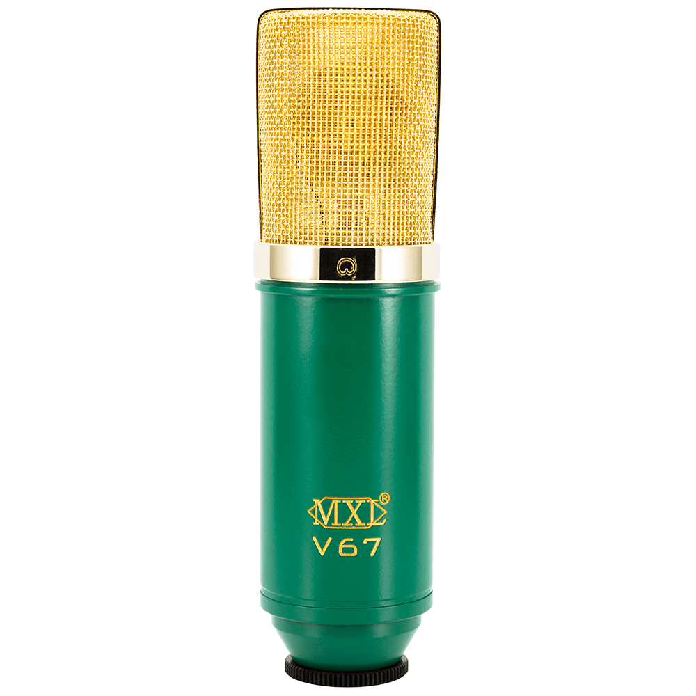 MXL V67G Large Capsule Condenser Microphone (Green/Gold)