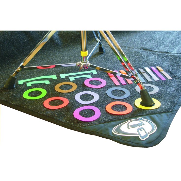 Protection Racket Drum Mat Marker Pack Coloured (9022-00)