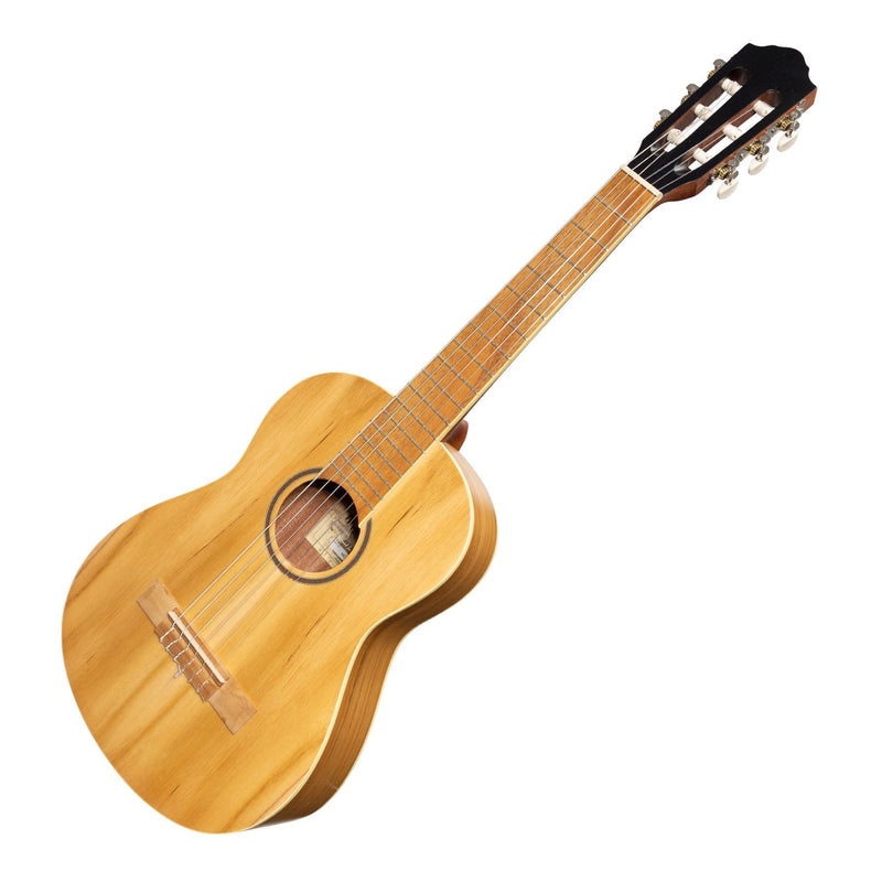 Martinez 1/2 Size Student Classical Guitar with Built In Tuner (Jati-Teakwood)