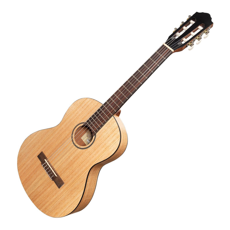 Martinez 3/4 Size Student Classical Guitar Pack with Built In Tuner (Mindi-Wood)