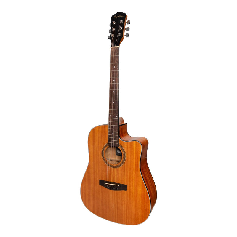 Martinez '41 Series' Dreadnought Cutaway Acoustic-Electric Guitar (Mahogany)