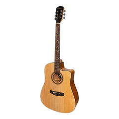 Martinez '41 Series' Dreadnought Cutaway Acoustic-Electric Guitar Pack (Spruce/Koa)