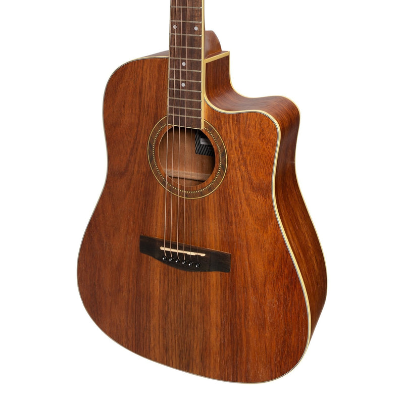 Martinez '41 Series' Dreadnought Cutaway Acoustic-Electric Guitar (Rosewood)