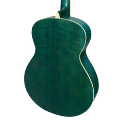 Martinez '41 Series' Folk Size Acoustic Guitar Pack (Teal Green)