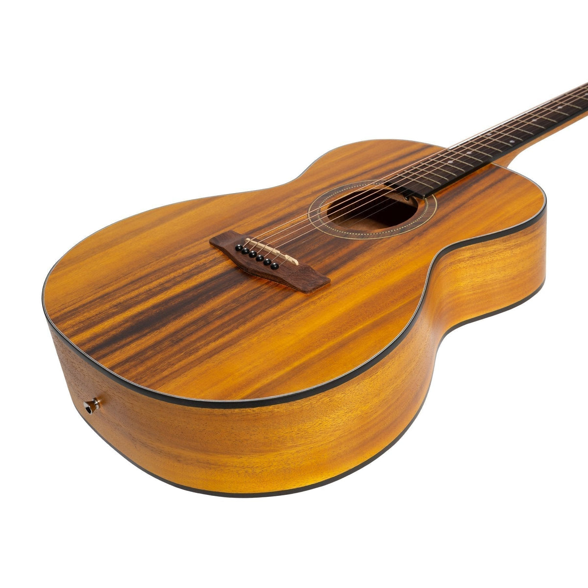 Martinez '41 Series' Folk Size Acoustic Guitar Pack with Built-in Tuner (Koa)